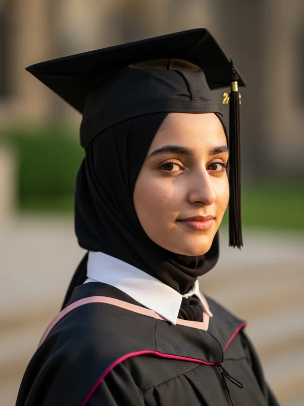 Graduation Hijab Portrait sample 1