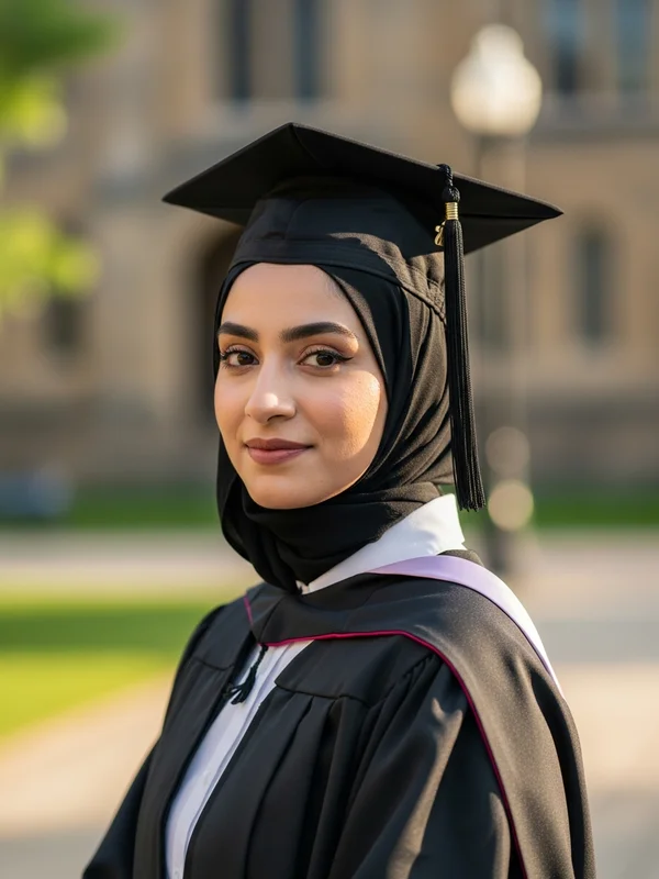 Graduation Hijab Portrait