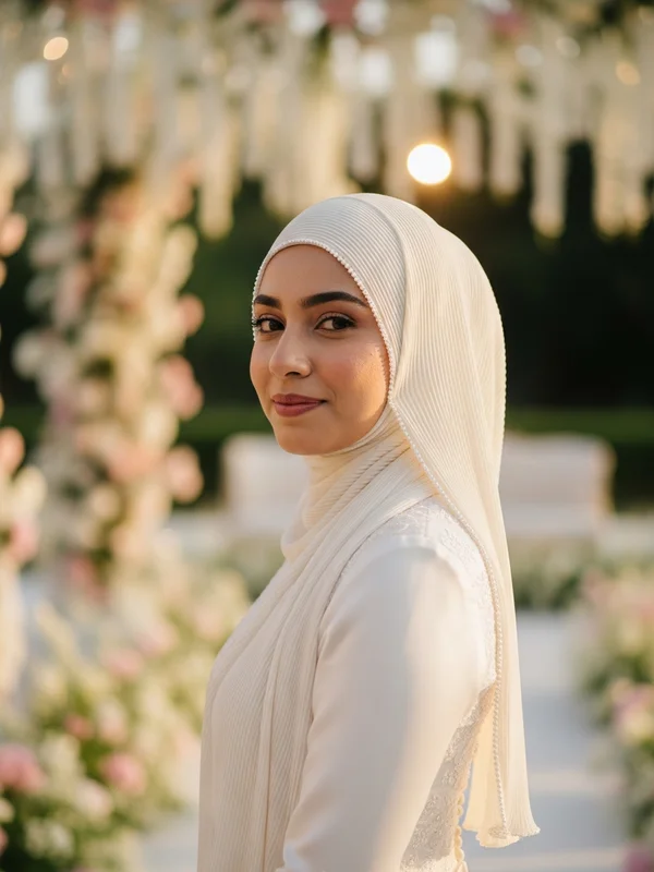 Wedding Hijab Portrait sample 1