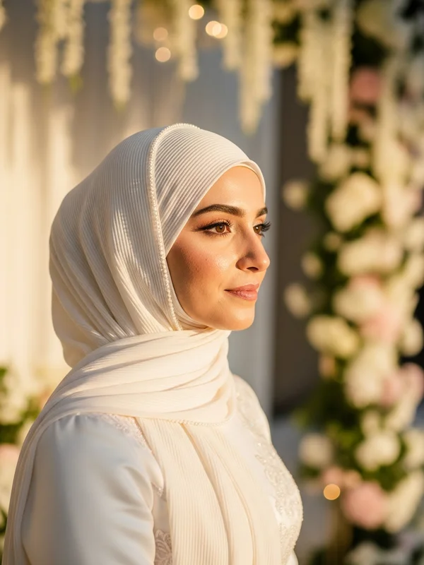 Wedding Hijab Portrait sample 2