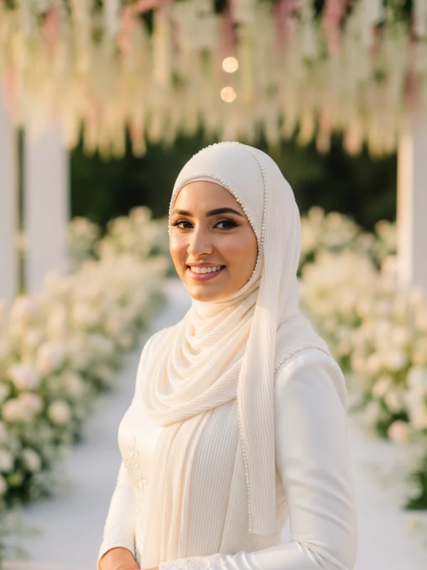 Wedding Hijab Portrait sample 3