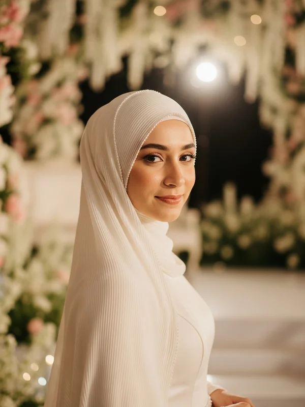 Wedding Hijab Portrait