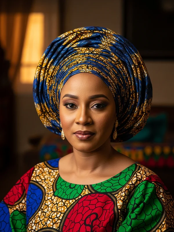West African Gele sample 2