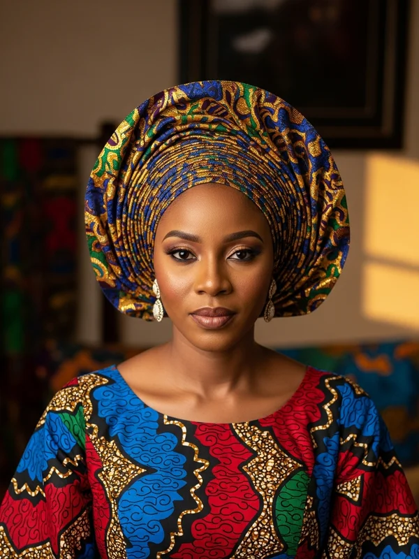 West African Gele sample 4